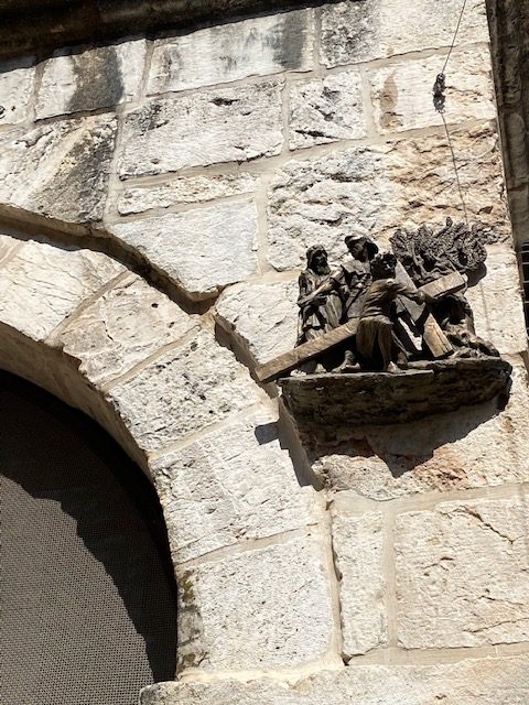תבליטים של ישו בויה דלרוזה בעיר העתיקה דרך הייסורים