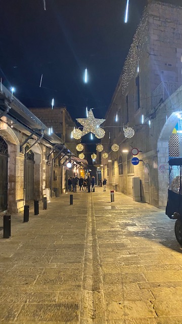 פעילויות בירושלים בחנוכה ובכריסמס ברובע הנוצרי